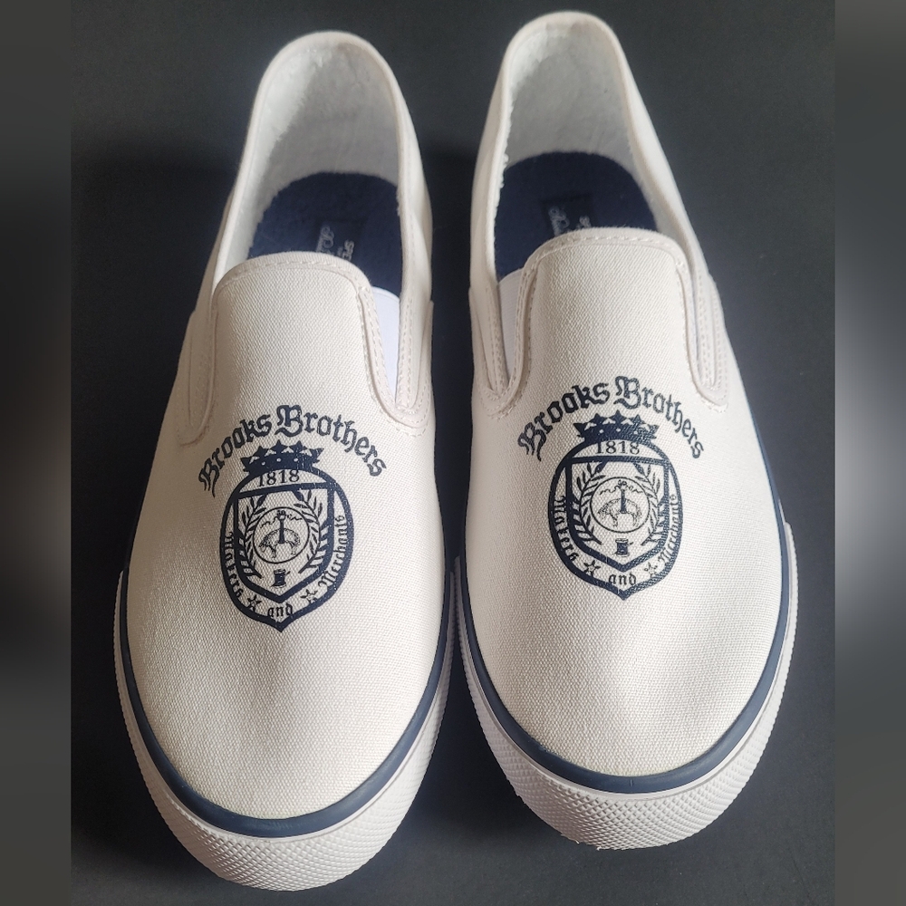 NWOB Sperry x Brooks Brothers "Crest" Slip On Men's 12 Item MH00633